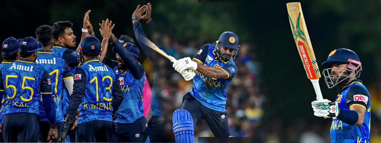 කොදෙව්වන්ට එරෙහි T20 තරගාවලියේ ජය ශ්‍රී ලංකාවට